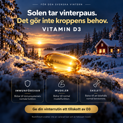 D3 + K2 – För årets mörkare dagar